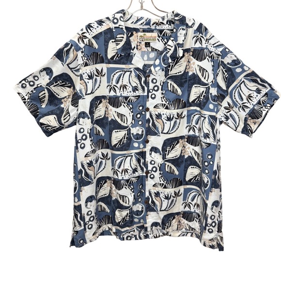Patagonia Other - Patagonia Pataloha Lyocell‎ Hawaiian Aloha Shirt Abstract Print Men's XL 52552
